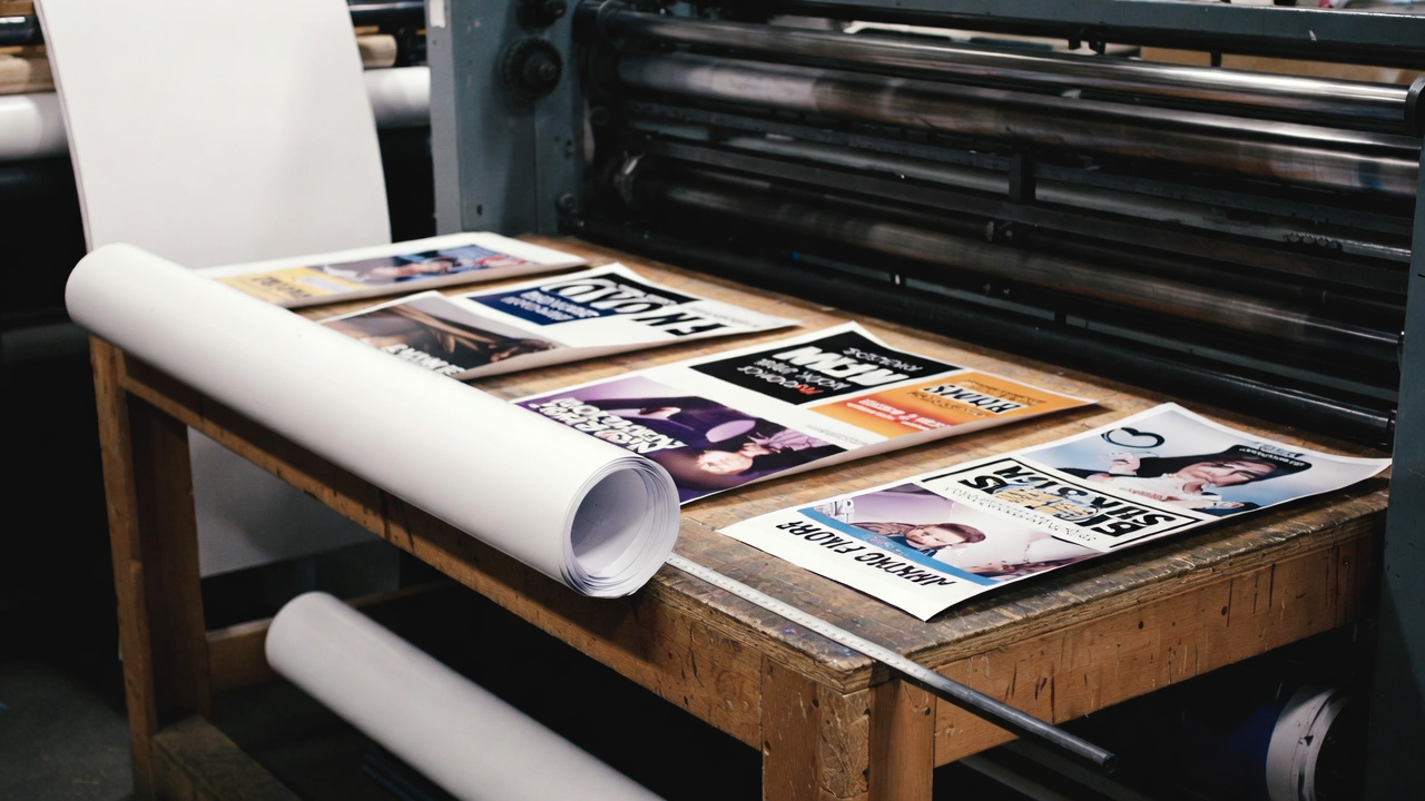 A large illuminated billboard displayed above a city street at night